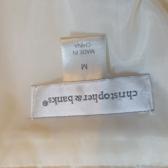 Christopher & Banks Cream Quilted Vest - Picture 2 of 8